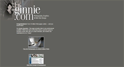 Desktop Screenshot of ginnie.com